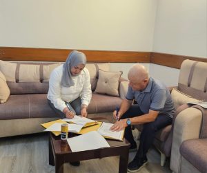Read more about the article توقيع اتفاقية بيم مركز ايداع الاوراق المالية العراقي وشركة الايلاف للتأمين